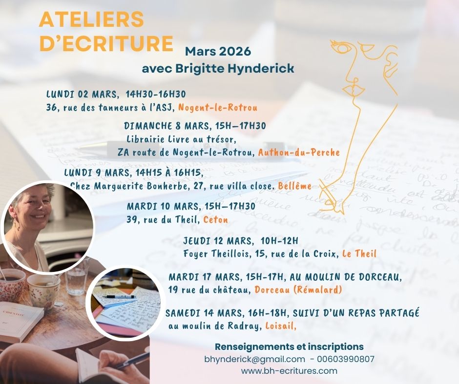 Les ateliers de mars 2026